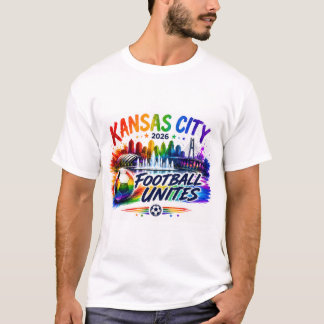 T-shirt Kansas City Football Unifie le Monde Maillot de la