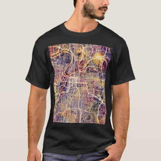 T-shirt Kansas City Missouri City Map 3