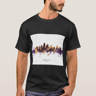 T-shirt Kansas City Missouri Skyline Oversized 5