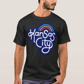 T-shirt Kansas City Rainbow Retro Vintage KCMO KCK 1