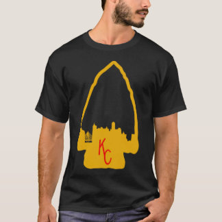 T-shirt Kansas City skyline flèche vers le dessin numériqu