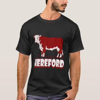 T-shirt Kansas élevage de bétail troupeau de boeuf Herefor