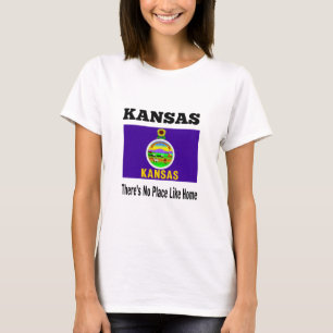 T-shirt Kansas, il n'y a pas d'endroit comme chez soi