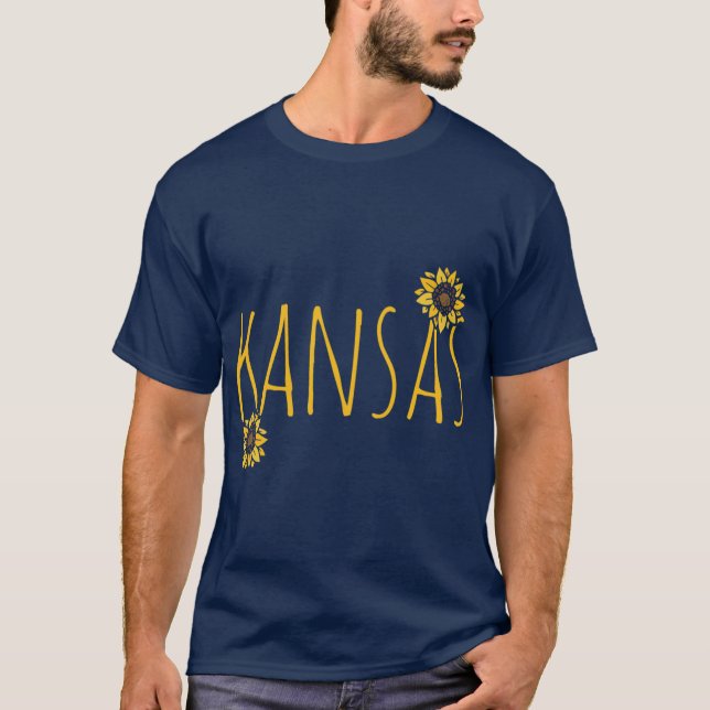 T-shirt Kansas Sunflowers 1 (Devant)