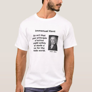 T-shirt Kant, impératif catégorique