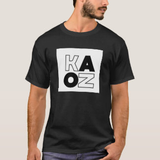 T-shirt KAOZ black and white 