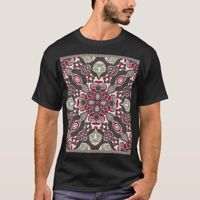 T-shirt Karakoko ukrainien : Conception de l'écusson cou d (Devant)