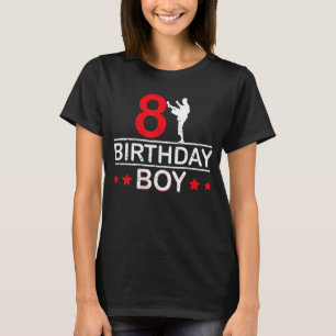 T-shirt Karate 8e anniversaire garçon Taekwondo 8 ans enfa