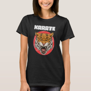 T-shirt Karate Angry Tiger