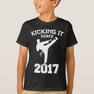 T-shirt Karate Arts Martiaux Le Jeter Depuis Funny Kid Bir