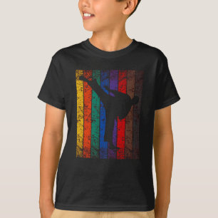 T-shirt Karate Belt Colours Fighter Silhouette