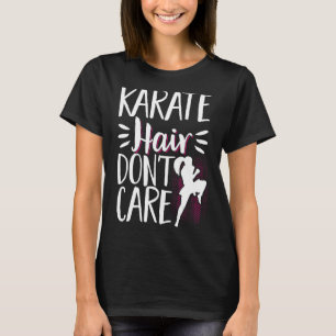 T-shirt Karate Black Belt Gi Uniforme Karate Hair Dont soi