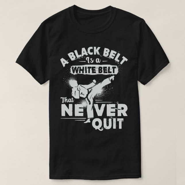 T-shirt Karate Black Belt Karate s pour les hommes Karate  (Design devant)