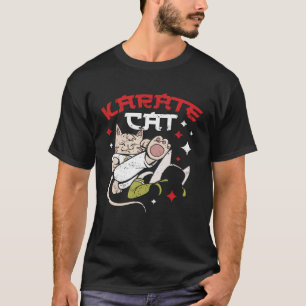 T-shirt Karate Cat