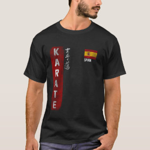 T-shirt Karate Classique Espagne drapeau espagnol Kyokushi