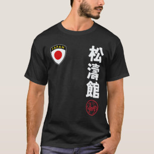T-shirt Karate d'équipe classique Shotokan Drapeau du Japo