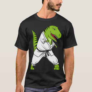 T-shirt Karate Dinosaure T-Rex