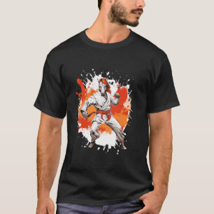 T-shirt Karate équin combattant d'animaux Judo