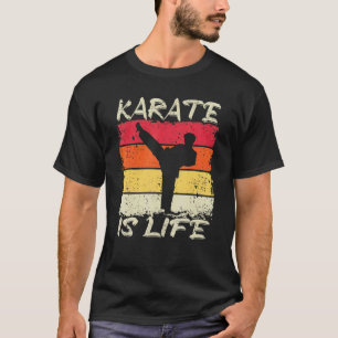 T-shirt Karate Est La Vie Sport Vintage