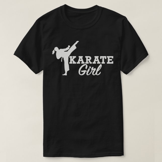 T-shirt Karate girl 1 (Design devant)