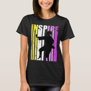 T-shirt Karate Inspirer de belles couleurs Motivation insp