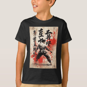 T-shirt Karate Kyokushin Calligraphie Japonaise Arts Marti