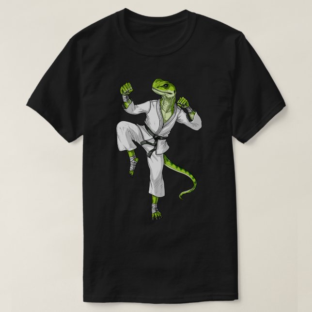 T-shirt Karate Lizard (Design devant)