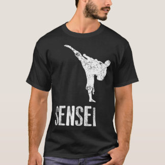 T-shirt Karate Sensei Cool Arts martiaux Cadeau
