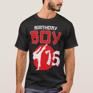 T-shirt Karate Taekwondo 15 ans Anniversaire Martial Art
