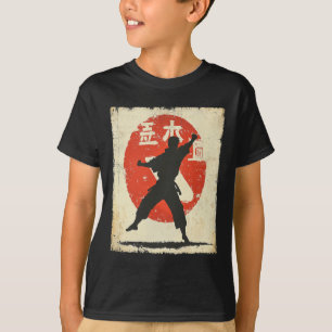 T-shirt Karate vintage détendue Silhouette Mart japonais