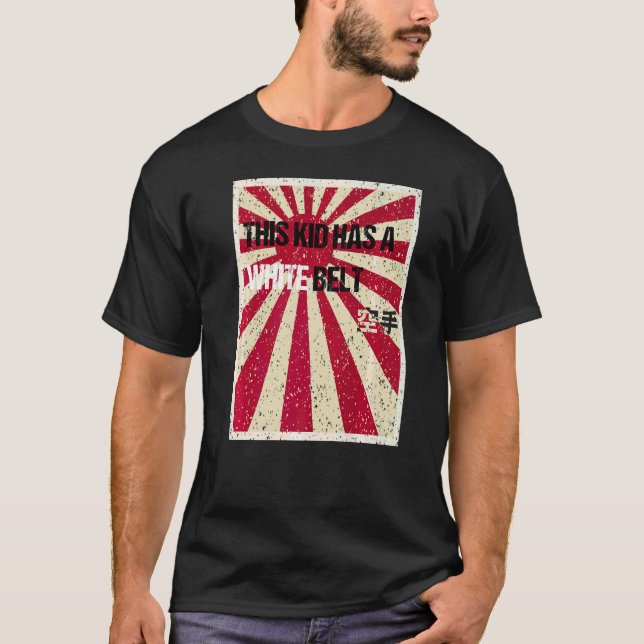 T-shirt Karate White Belt Youth (Devant)