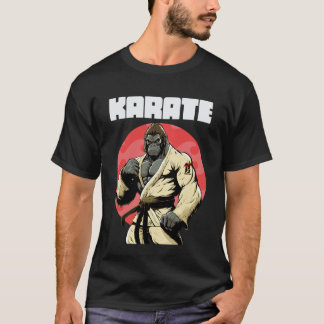 T-shirt Karateka Classique Karaté Gorille  1