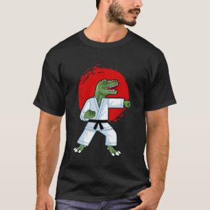 T-shirt Karatesaurus T rex Karaté Drôle Dinosaure Karaté N