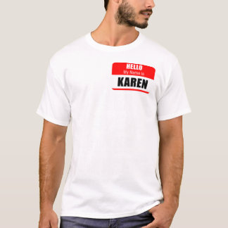 T-shirt Karen Halloween Costume, Parle Au M