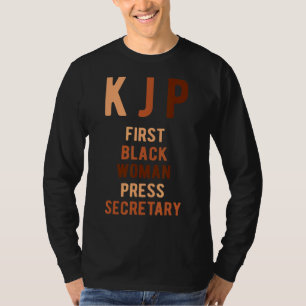 T-shirt Karine Jean Pierre Première femme noire Secrétaire