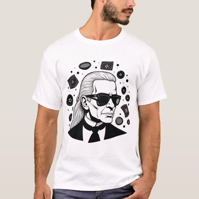 t-shirt karl lagerfeld (Devant)