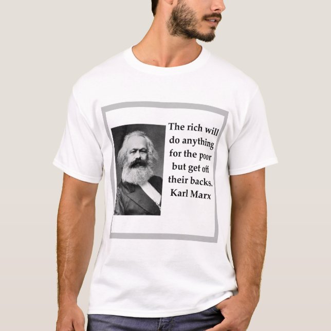 T-shirt Karl Marx (Devant)