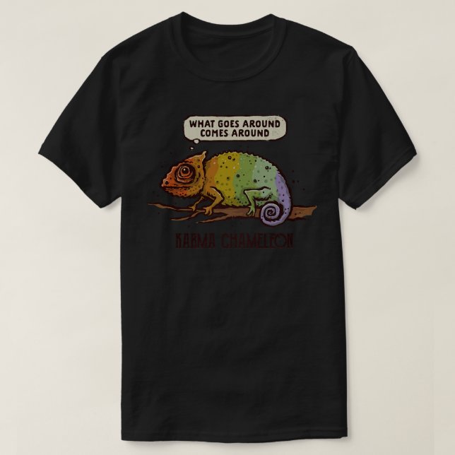 T-shirt Karma Chameleon (Design devant)