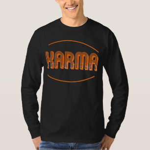 T-shirt Karma Karma Karma Conducteur De Bus Bon Karma Mal