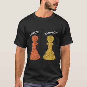 T-shirt Karpov ou Kasparov ? Citation d'échecs
