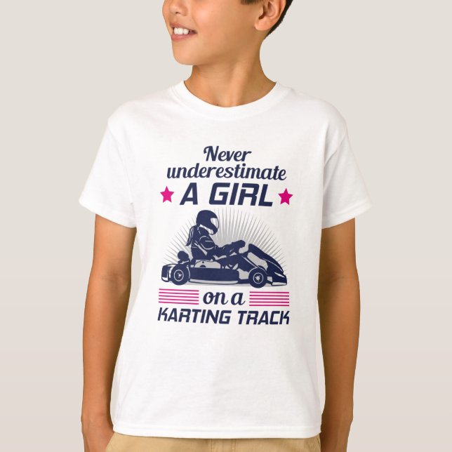 T-shirt Kart Go-kart Karting Kart Racing femmes Cadeaux (Devant)
