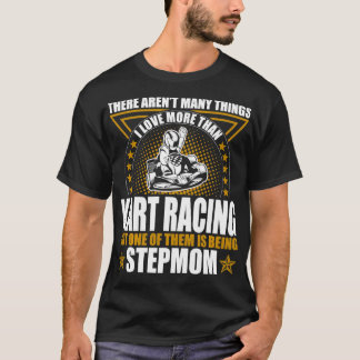 T-shirt Kart Racing Stepmère Fête des mères Sorties Cadeau