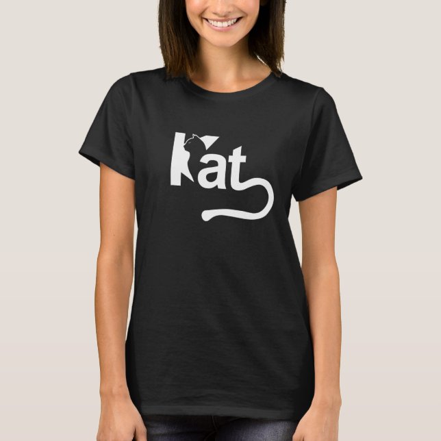 T-shirt KAT  cat   design (Devant)
