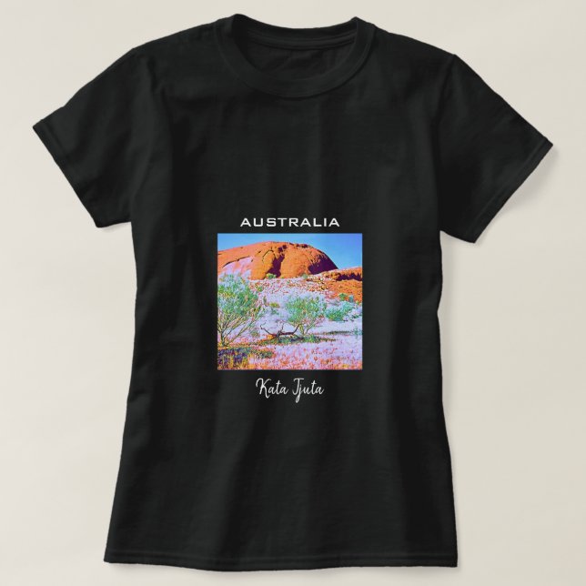T-shirt Kata Tjuta Les Olgas Australie Centrale Voyage (Design devant)