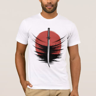 T-Shirt Katana | Soleil Levant Japonais, Samouraï
