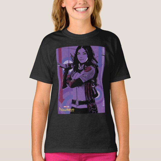 T-shirt Kate Bishop Graphic (Devant)