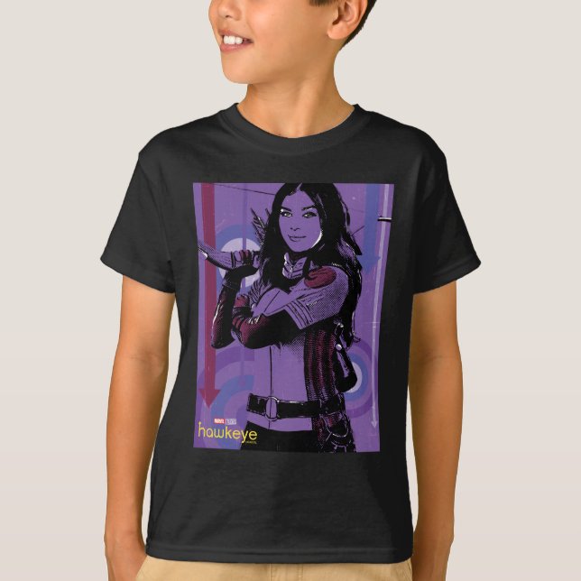 T-shirt Kate Bishop Graphic (Devant)