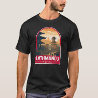 Kathmandu Nepal Travel Art Vintage