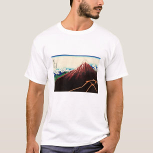 T-shirt Katsushika Hokusai - Éclairages sous le sommet