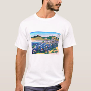 T-shirt Katsushika Hokusai - Fuji from Kanaya on Tokaido